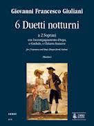 GIULIANNI F. - DUETTI NOTTURNI 2 SOPRANOS Y ARPA ( CEMBALO O GUITARRA ) (6)